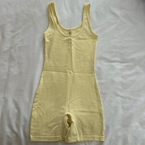TNA Butter Yellow Romper